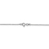 16" 14k White Gold .9mm Box with Spring Ring Clasp Chain Necklace