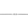 16" 14k White Gold 2.00mm Diamond-cut Quadruple Rope Chain Necklace