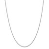 22" 14k White Gold 2.00mm Diamond-cut Quadruple Rope Chain Necklace