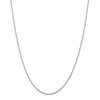 14" 14K White Gold 1.1mm Ropa Chain Necklace