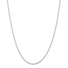 24" 14K White Gold 1.1mm Ropa Chain Necklace