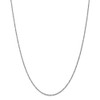 24" 14K White Gold 1.7mm Ropa Chain Necklace