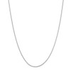24" 14k White Gold .9mm Round Snake Chain Necklace