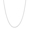 30" 14k White Gold .9mm Round Snake Chain Necklace