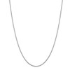 16" 14k White Gold 1.1mm Round Snake Chain Necklace