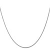 24" 14k White Gold 1.6mm Round Snake Chain Necklace