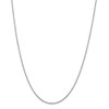 18" 14k White Gold .95mm Twisted Box Chain Necklace