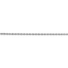 9" 14k White Gold 1.5mm Diamond-cut Rope Chain Anklet