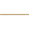 9" 14k Yellow Gold 2.5mm Regular Rope Chain Anklet