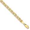 7" 14k Yellow Gold 4.75mm Semi-Solid Anchor Chain Bracelet