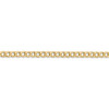 8" 14k Yellow Gold 3.35mm Semi-Solid Curb Chain Bracelet