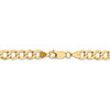 20" 14k Yellow Gold 6.5mm Semi-Solid Curb Chain Necklace