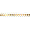 26" 14k Yellow Gold 6.5mm Semi-Solid Curb Chain Necklace