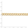 26" 14k Yellow Gold 6.5mm Semi-Solid Curb Chain Necklace