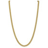 18" 14k Yellow Gold 6mm Semi-Solid Miami Cuban Chain Necklace