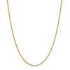 16" 14k Yellow Gold 1.9mm Box Chain Necklace