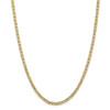 16" 14k Yellow Gold 3.75mm Concave Anchor Chain Necklace