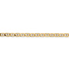 9" 14k Yellow Gold 3.75mm Concave Anchor Chain Bracelet