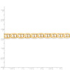 9" 14k Yellow Gold 7mm Concave Anchor Chain Bracelet