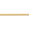 8" 14k Yellow Gold 3.9mm Flat Beveled Curb Chain Bracelet