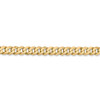 7" 14k Yellow Gold 4.75mm Flat Beveled Curb Chain Bracelet