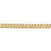 8" 14k Yellow Gold 4.75mm Flat Beveled Curb Chain Bracelet