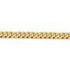 9" 14k Yellow Gold 8.5mm Flat Beveled Curb Chain Bracelet