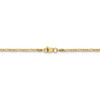 8" 14k Yellow Gold 1.8mm Flat Figaro Chain Bracelet