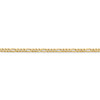 7" 14k Yellow Gold 2.25mm Flat Figaro Chain Bracelet