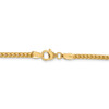 8" 14k Yellow Gold 3mm Franco Chain Bracelet