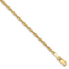 8" 14k Yellow Gold 2mm Singapore Chain Bracelet