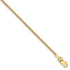 9" 14k Yellow Gold 1.5mm Parisian Wheat Chain Anklet