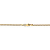 14" 14k Yellow Gold 1.75mm Parisian Wheat Chain Necklace