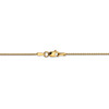 9" 14k Yellow Gold 1.0mm Parisian Diamond-cut Wheat Chain Anklet
