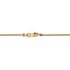 9" 14k Yellow Gold 1.5mm Parisian Diamond-cut Wheat Chain Anklet