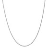 30" 14k White Gold 1.25mm Spiga Chain Necklace