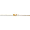 9" 14k Yellow Gold 1.5mm Lightweight Flat Anchor Link Chain Anklet