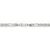 28" Sterling Silver 4.5mm Figaro Anchor Chain Necklace