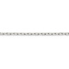 8" Sterling Silver 2.9mm Diamond-cut Long Link Cable Chain Bracelet