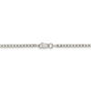 22" Sterling Silver 2.5mm 8 Sided Diamond-cut Box Chain Necklace