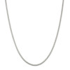 26" Sterling Silver 2.5mm Box Chain Necklace