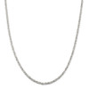 28" Sterling Silver 2.5mm Byzantine Chain Necklace