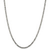 28" Sterling Silver 3.25mm Byzantine Chain Necklace