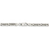 8" Sterling Silver 3.25mm Byzantine Chain Bracelet