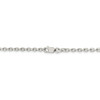 8" Sterling Silver 2.75mm Beveled Oval Cable Chain Bracelet