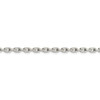 8" Sterling Silver 3.95mm Beveled Oval Cable Chain Bracelet