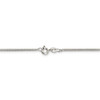 10" Sterling Silver 1.5mm Curb Chain Anklet