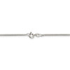 9" Sterling Silver 1.5mm Curb Chain Anklet