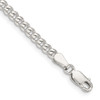 8" Sterling Silver 3.5mm Curb Chain Bracelet