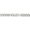 8" Sterling Silver 6mm Curb Chain Bracelet